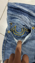 Jeans True Religion Blu Denim Vintage Y2K (36) — foto 7