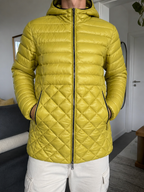 Piumino con cappuccio Cavalli Class TX T42V SB067 Giallo lime/verde oliva Vintage Y2K (L) — foto 1