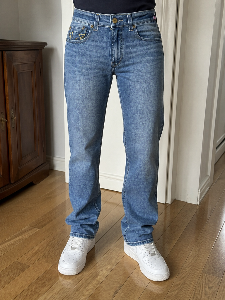 Jeans True Religion Blu Denim Vintage Y2K (36) — foto 2
