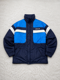 Giacca Imbottita Sportiva adidas Blu Navy Color Block Vintage Y2K (54) — foto 1