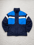 Giacca Imbottita Sportiva adidas Blu Navy Color Block Vintage Y2K (54) — foto 1