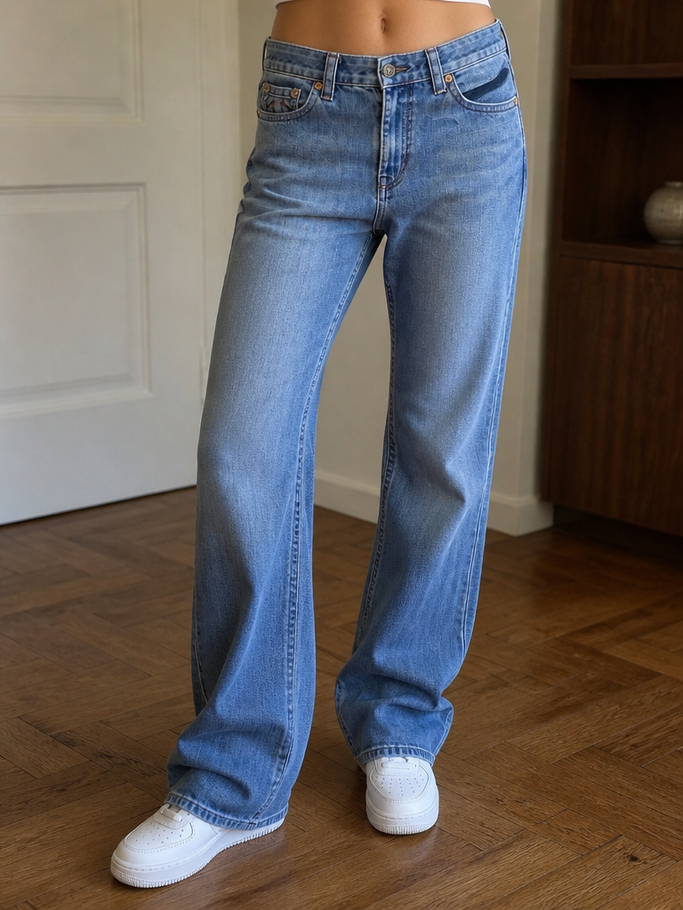 Jeans True Religion 5 Tasche Blu Denim Vintage Y2K (32) — foto 2
