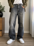 Jeans Dolce & Gabbana gamba ampia ricami Vintage Y2K uomo (M) — foto 2