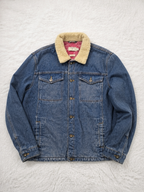 Giacca Denim TOPMAN Collo Sherpa Blu Denim Vintage Y2K (XL) — foto 1