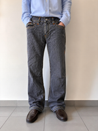 True Religion Jeans Grigio Scuro Cuciture Multicolor Vintage Y2K (L) — foto 2