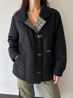 Colmar Giacca Nero Chiusura Fibbie Vintage Y2K Donna — foto 1