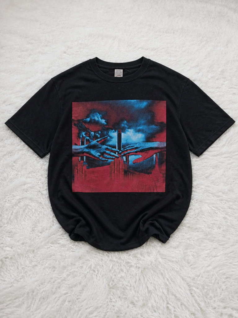 T-shirt Gildan Roger Waters Us + Them 2018 Vintage Y2K (L) — foto 1