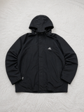 Giacca sportiva adidas con cappuccio e zip integrale Vintage Y2K Nera (XL) — foto 1