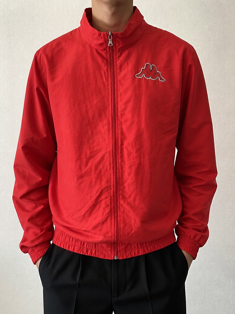 Kappa Felpa Vintage Y2K Uomo (M) Rosso — foto 1