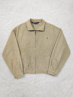 Giacca Polo Ralph Lauren Velluto a Coste Beige Chiaro Vintage Y2K (L) — foto 1