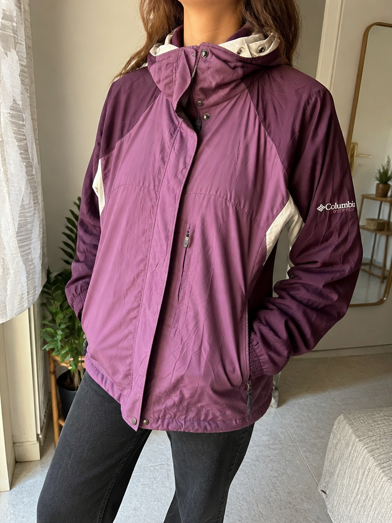 Giacca a vento Columbia Cappuccio ripiegabile Vintage Y2K Donna (XL) — foto 1