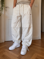Pantaloni cargo Vita e fondo elasticizzati Vintage Y2K (M) — foto 1