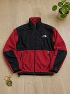 Pile Collo Alto Zip Integrale The North Face Nero Bordeaux Vintage Y2K — foto 1