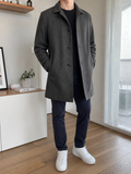 Cappotto monopetto JOOP! Rever Bottoni Grigio scuro mélange Vintage Y2K (XL) — foto 1