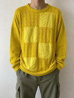 Airball Maglione Giallo con Toppe Vintage Y2K (L) — foto 1