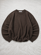 Maglione girocollo BeAlternative Marrone scuro Vintage Y2K (XL) — foto 1