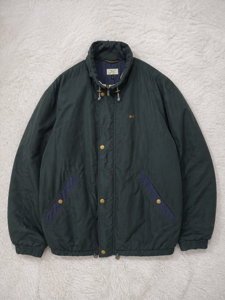 Giacca sportiva Lacoste Sport Collo alto Zip Verde scuro Vintage Y2K (58) — foto 1
