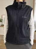 Gilet Columbia Collo Alto Zip Integrale Nero Vintage Y2K (L) — foto 1