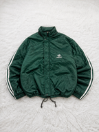 Giacca sportiva adidas Full Zip Collo Alto Verde Scuro Vintage Y2K (XXL) — foto 1