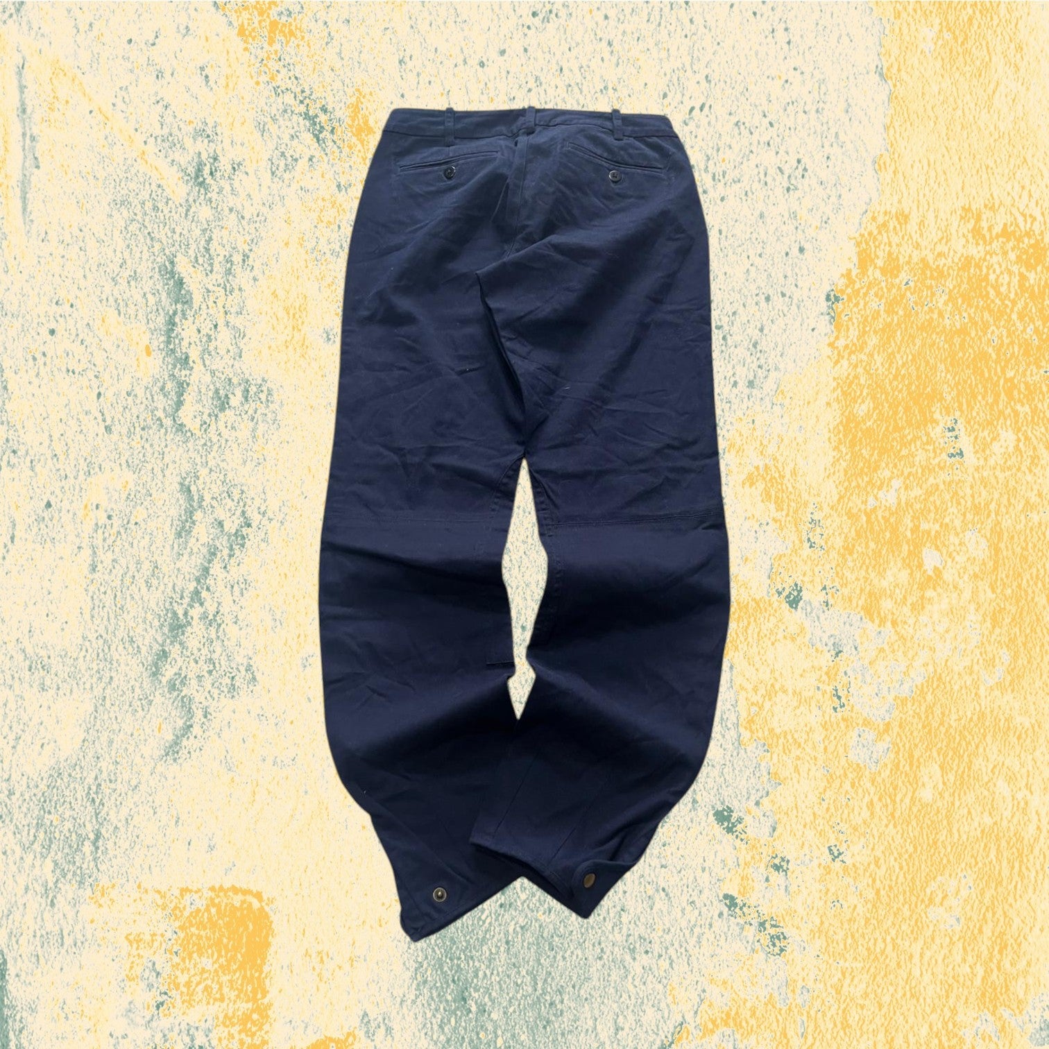 Pantaloni Ralph Lauren Slim Fit con Bottoni a Clip sul Fondo (XS)