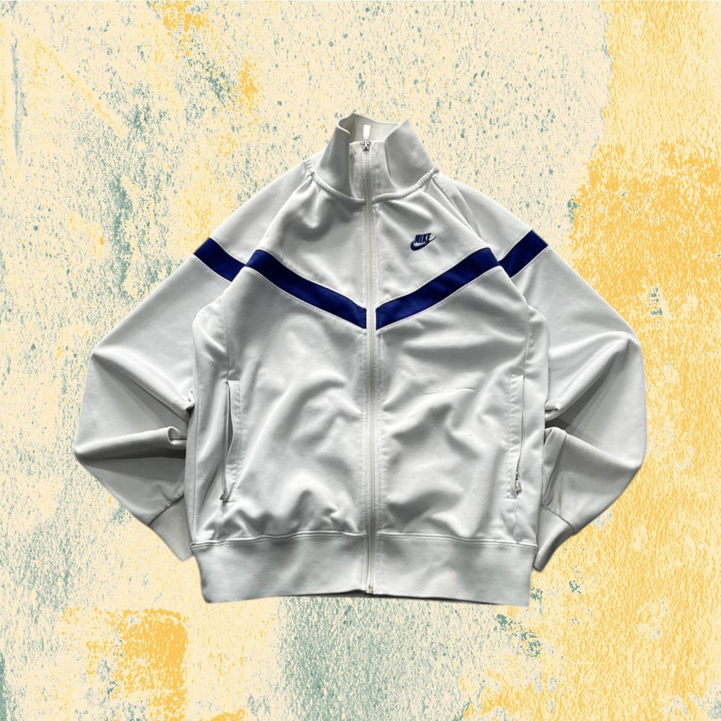 Felpa Nike Bianca e Viola - TrackJacket Vintage (S)