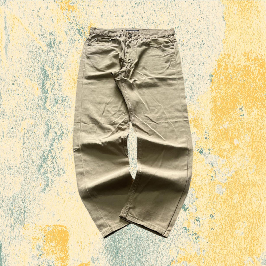 Pants Valentino Jeans Beige Straight / Slim Fit (M)