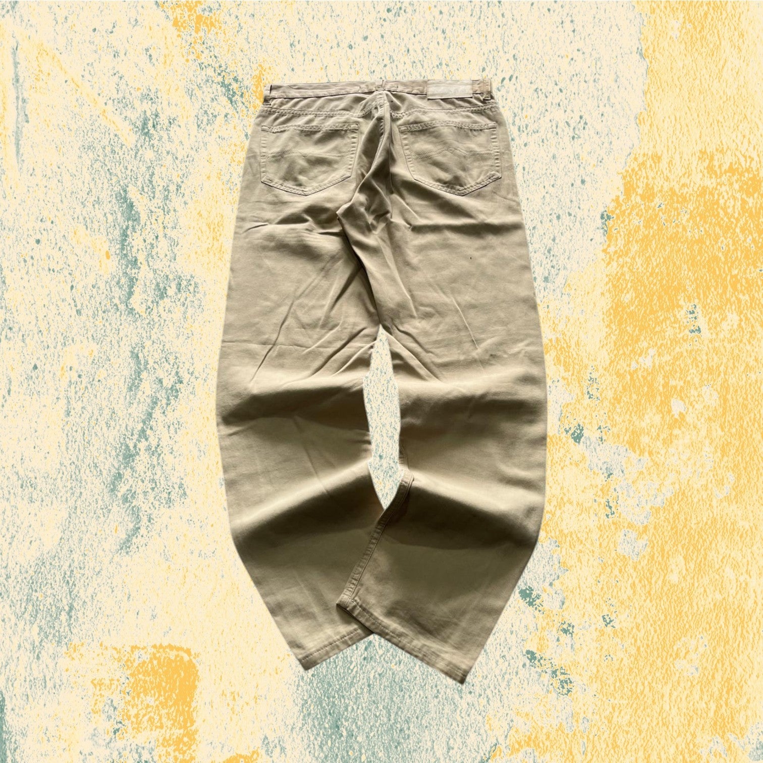 Pants Valentino Jeans Beige Straight / Slim Fit (M)