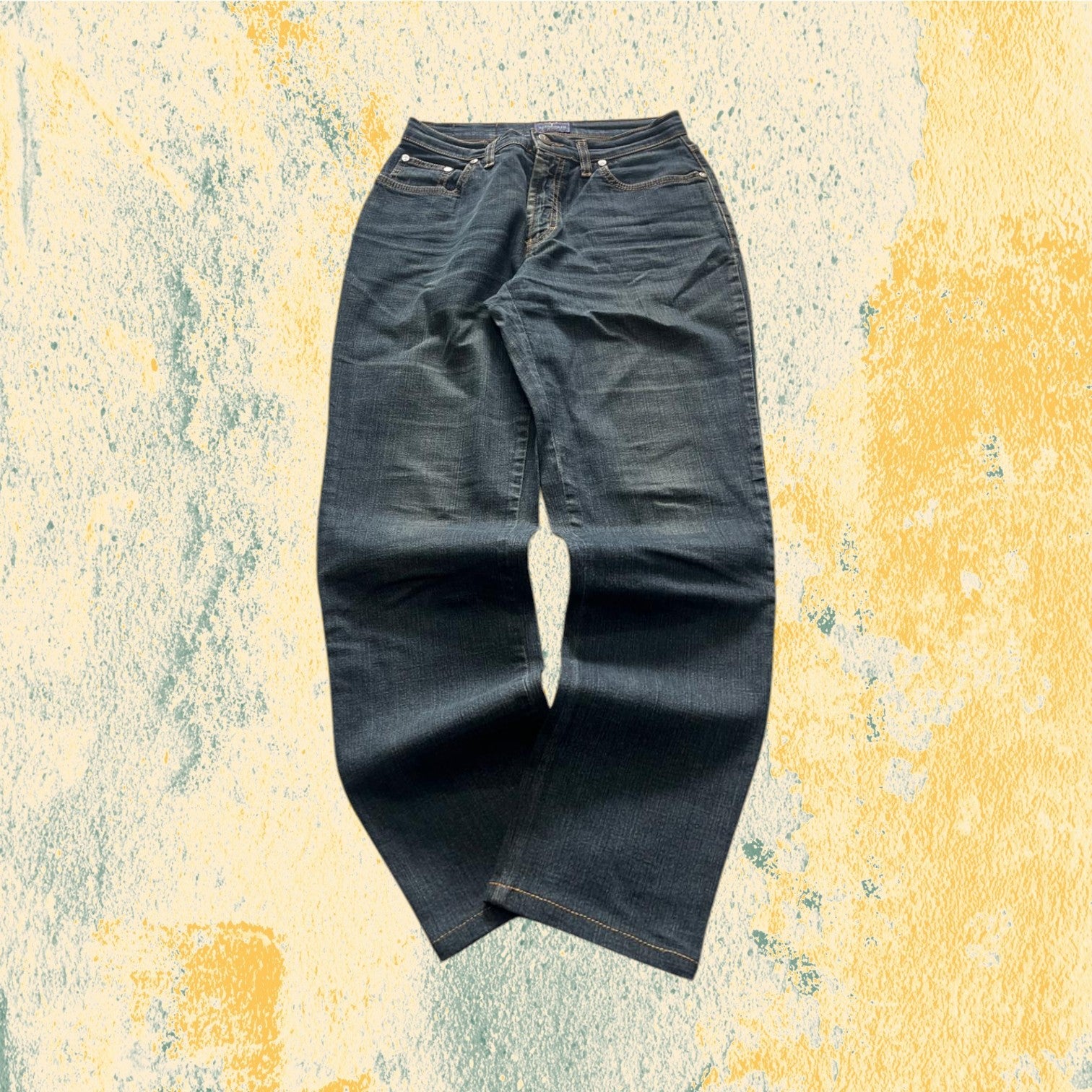 Denim Jeans Trussardi Particular Straight / Slim Fit Blu Navy (XS)
