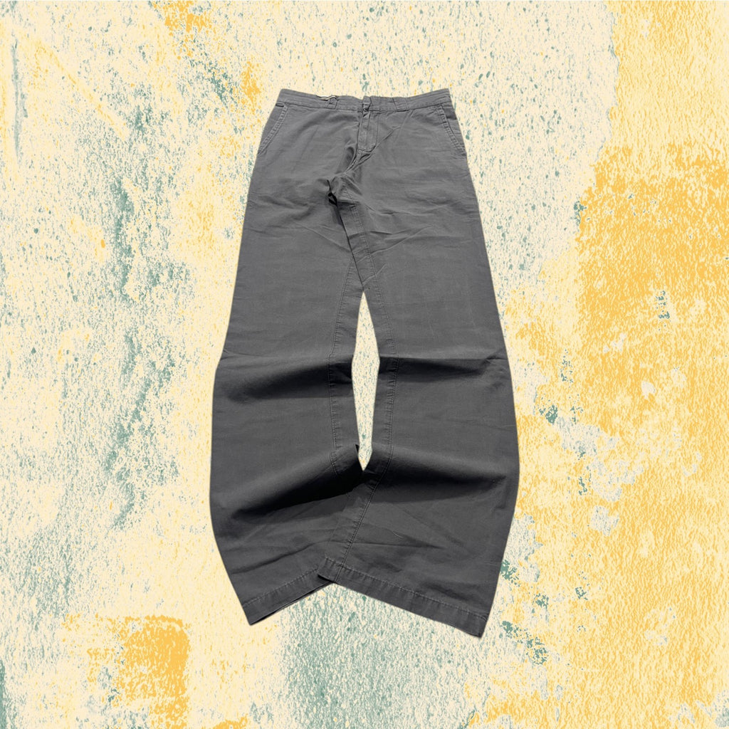 Pantaloni in Cotone Classici Lee Leesures Grey baggy Fit (S)
