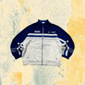 Felpa con Zip Adidas - TrackJacket Vintage anni 2000 Boxy Fit Oversize (M)