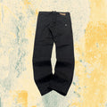 Denim Jeans Black Straight Fit Black Devil (XL)