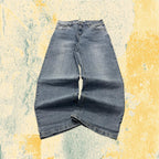 Denim Jeans Baggy Fit Light Blue Vintage Y2K (S)
