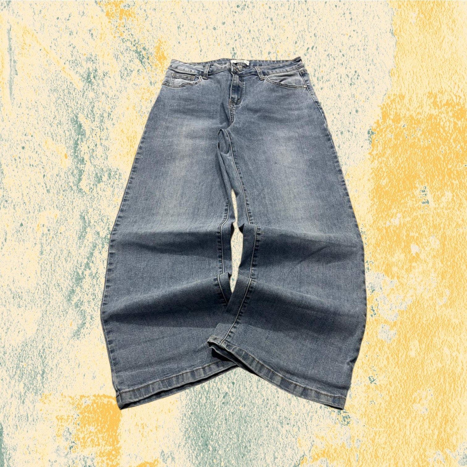 Denim Jeans Baggy Fit Light Blue Vintage Y2K (S)