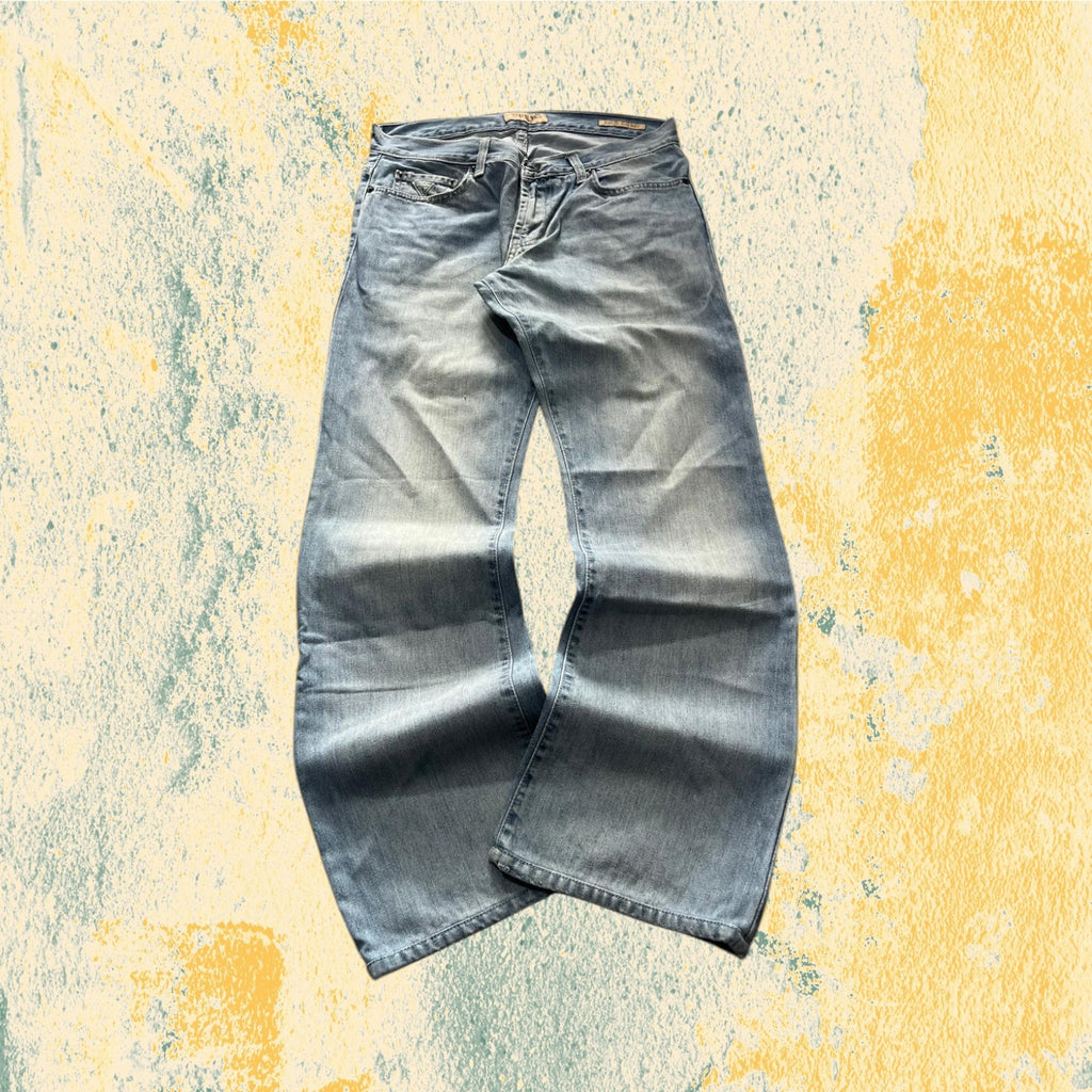 Denim Jeans Svasati Guess Light Blue Wash (M)