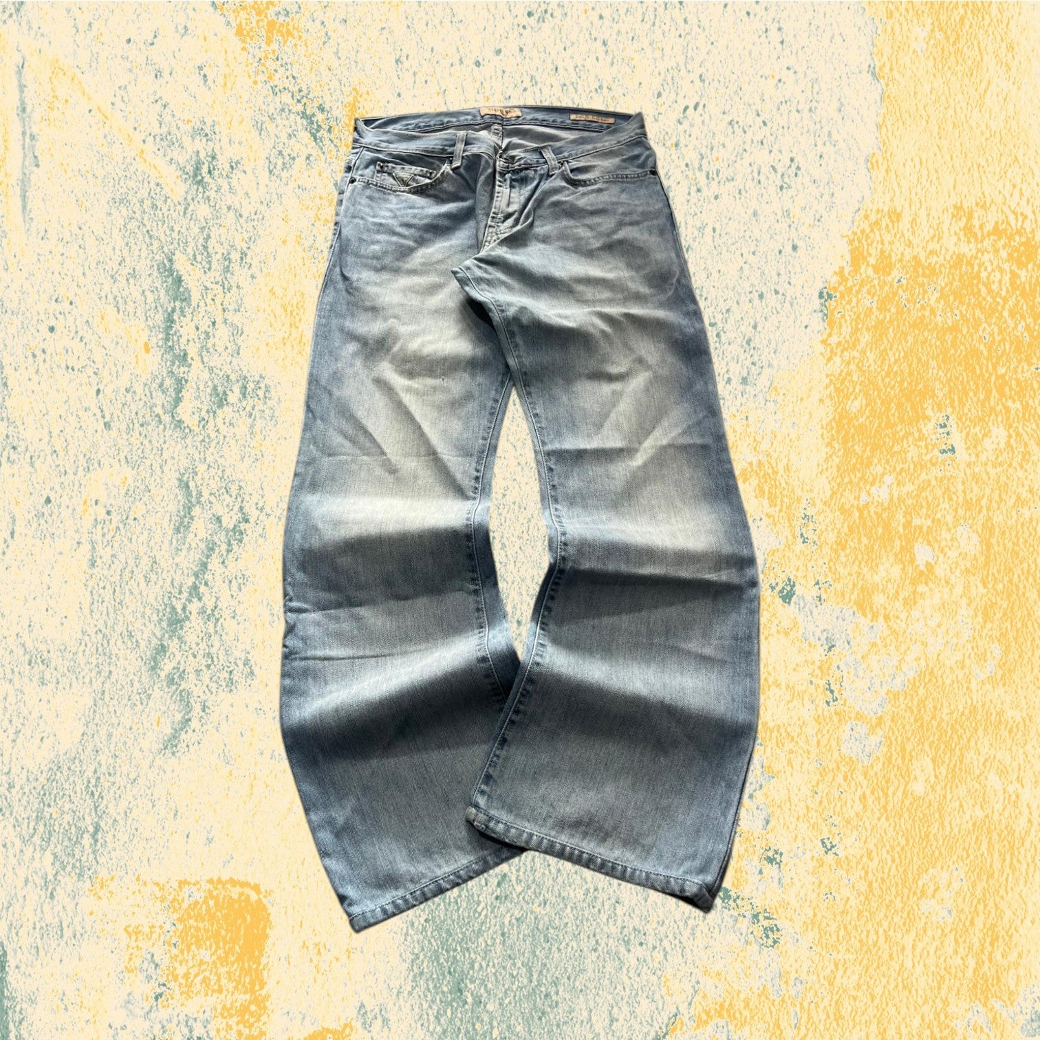Denim Jeans Svasati Guess Light Blue Wash (M)