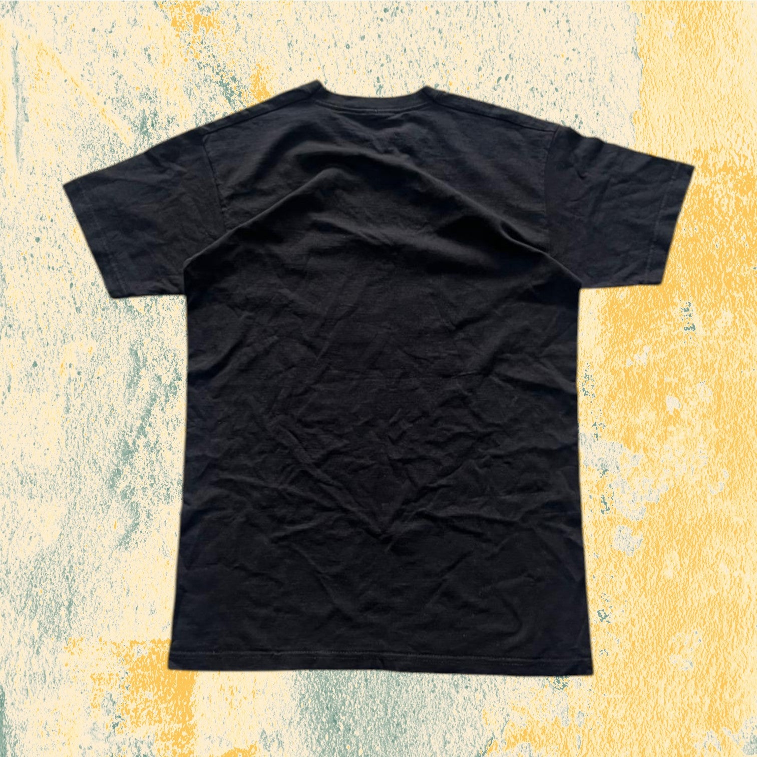 T-Shirt Nera con Stampa Hogwarts (S)