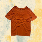 T-Shirt Burberry Arancione Embroidered da Donna (XS)