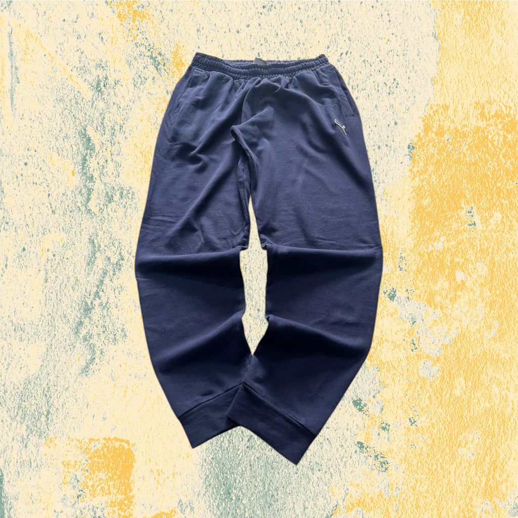 Pantatua Puma Slim Fit con Elastico sul Fondo - Tuta Blu Marino (M)