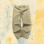 Pantaloni Classici Ralph Lauren Beige con Piega Centrale (L) da Donna