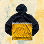 Felpa Champion Blu marino e Gialla (XL Bambino veste una M Donna)