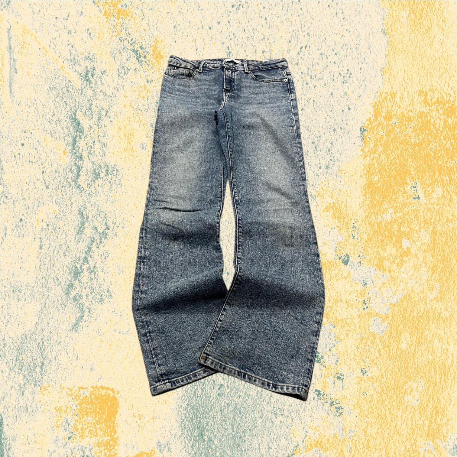 Denim Jeans Tommy Hilfiger Washed Flare Fit Svasati (M)
