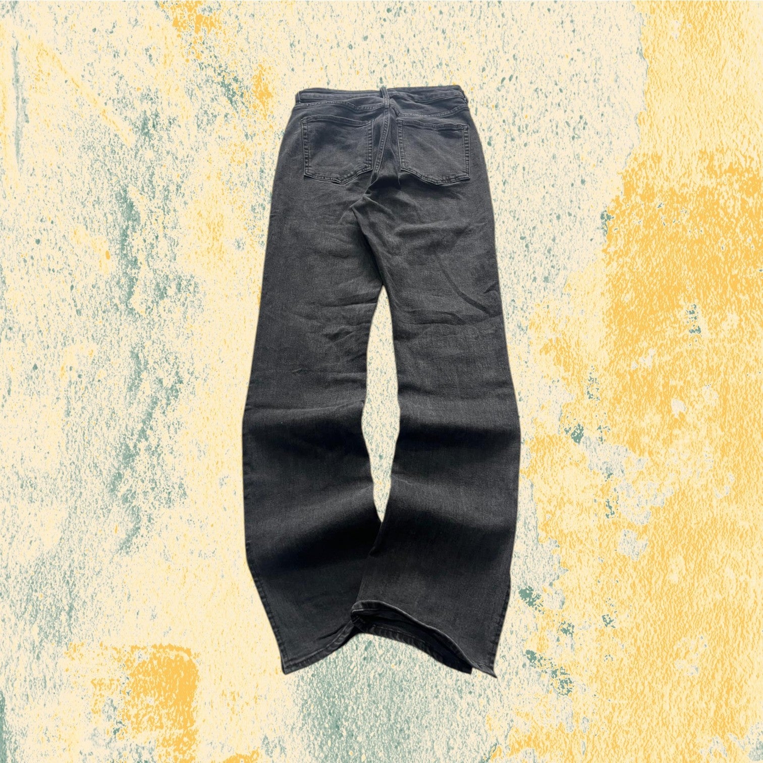 Denim Jeans BootCut H&M Simple Black / Grey (XS)