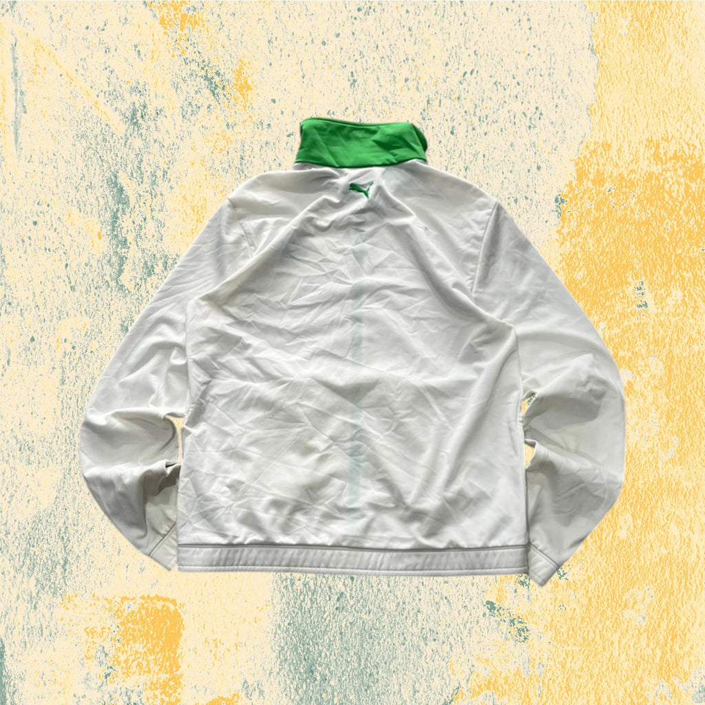 TrackJacket Puma Vintage White / Green (M) - Felpa con Zip