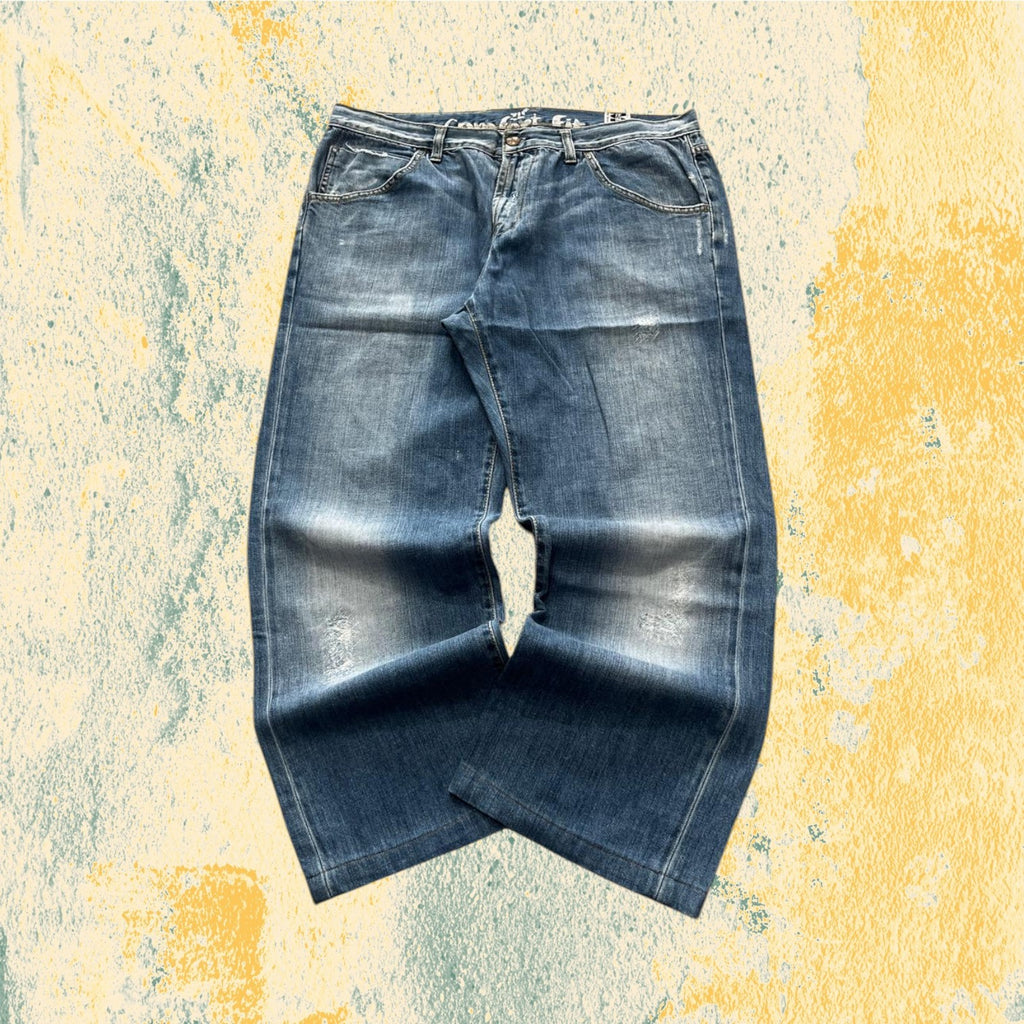 Denim Jeans Baggy Fit ZuElements Embroidered (L)