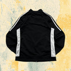 TrackJacket Adidas Nera con Zip (L Bambino - veste una S Donna)