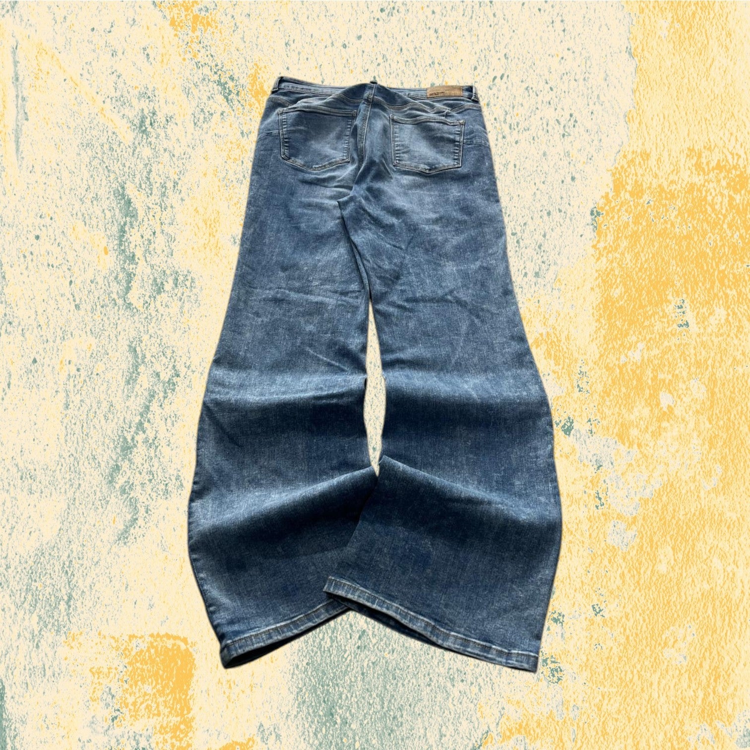 Denim Jeans Flare C&A Washed - Jeans Svasati (M)