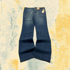 Denim Jeans Bootcut Flare Fit - Jeans Svasati Washed (M)