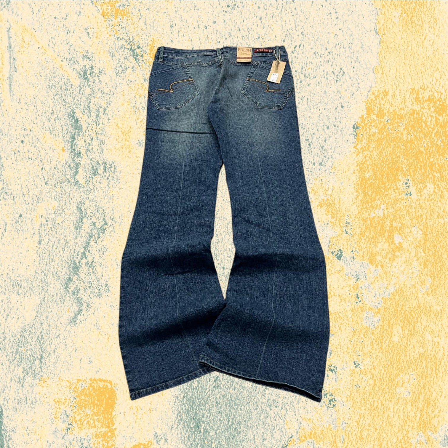 Denim Jeans Bootcut Flare Fit - Jeans Svasati Washed (M)