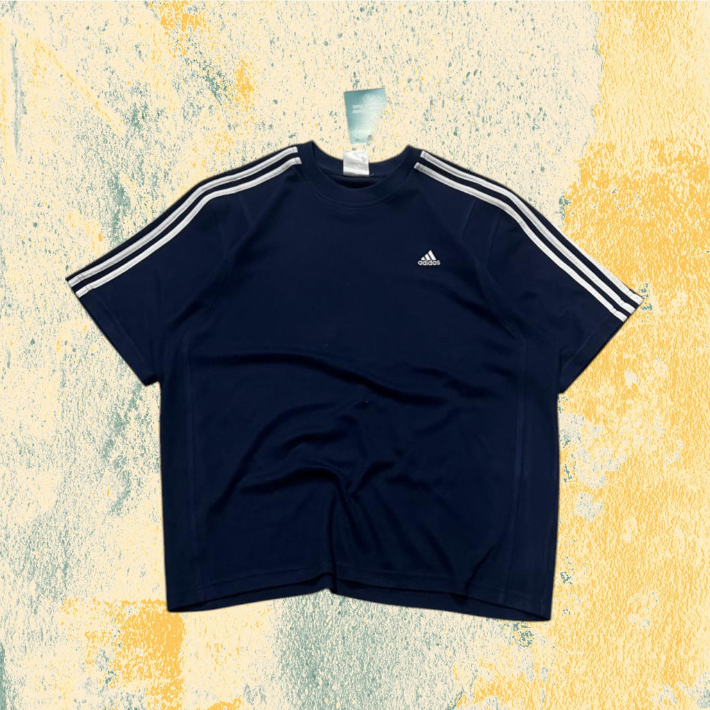 T-Shirt Adidas Oversize con Bande Laterali (L)