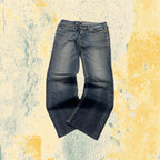 Denim Jeans G-Star Straight Fit Blu Wash Striped (M)